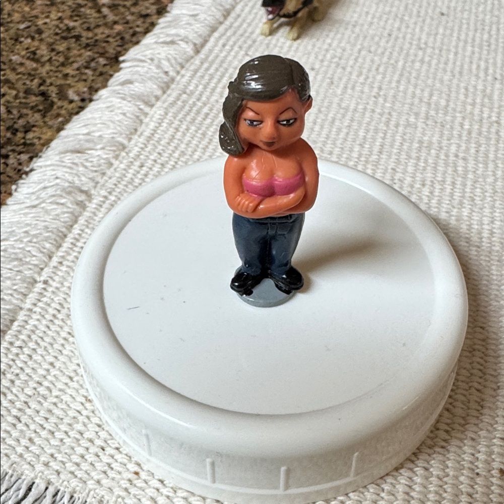 The figurine in the image is "La Chunky" from Series 8 of the Homies collectible